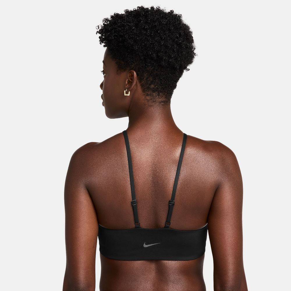 NIKE ONE DLIGHT-SUPPORT PADDED HIGH-NECK SPORT BRA - HJ3726-010