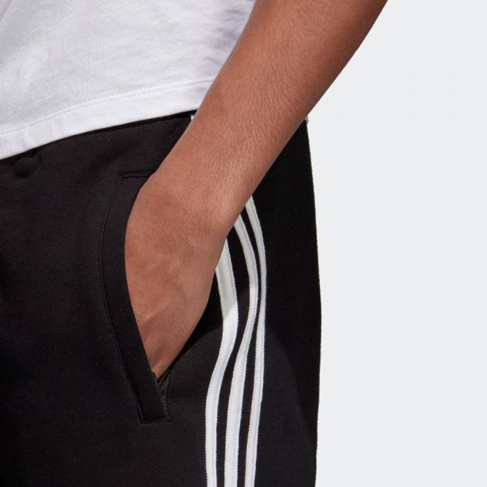 Adidas originals 3-stripe jersey outlet shorts in black dh5798