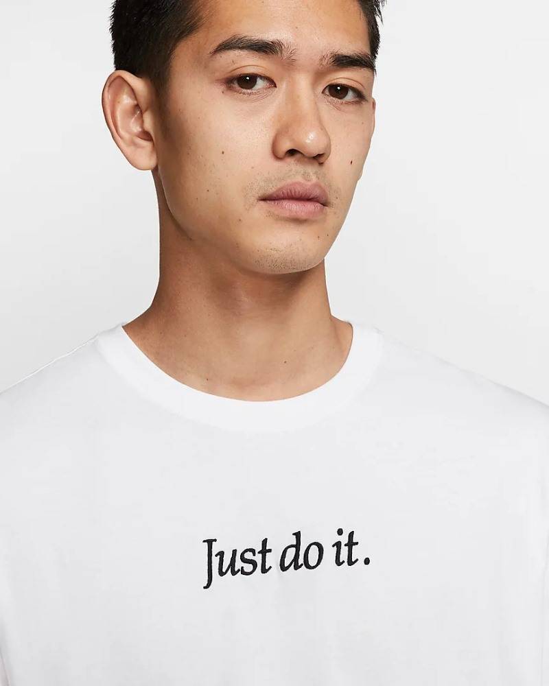 nike just do it embroidered t shirt