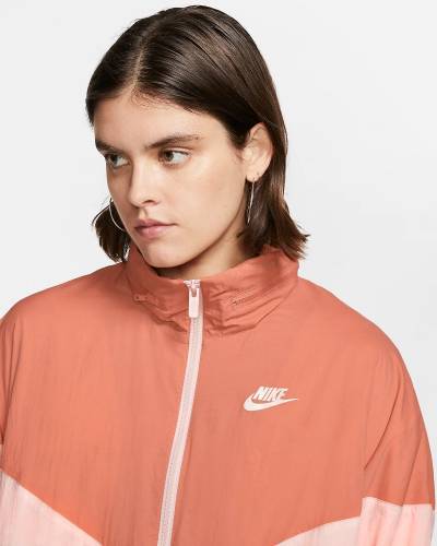 Rust pink hot sale nike windbreaker