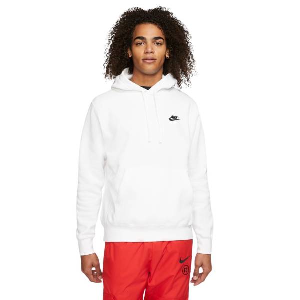 NIKE SPORTSWEAR CLUB FLEECE HOODIE MENS - BV2654-100