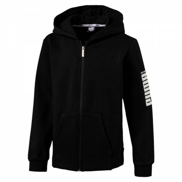 PUMA BOYS REBEL BOLD FULL ZIP HOODIE - 852437-01