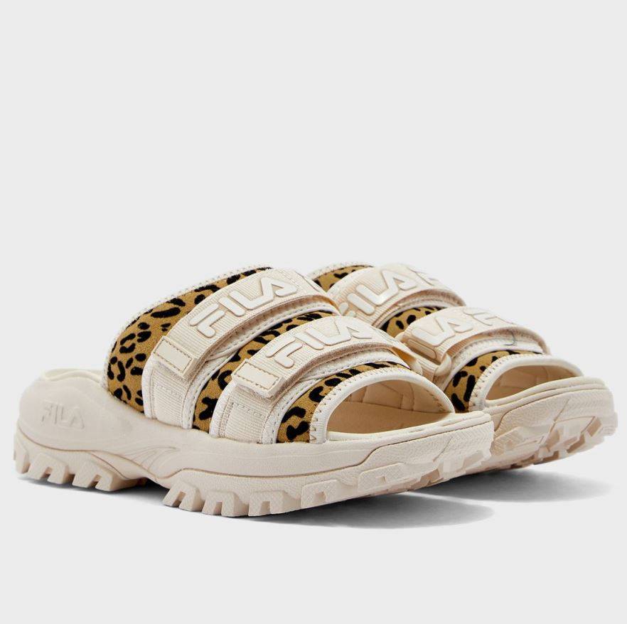 Fila outdoor outlet slide animal print