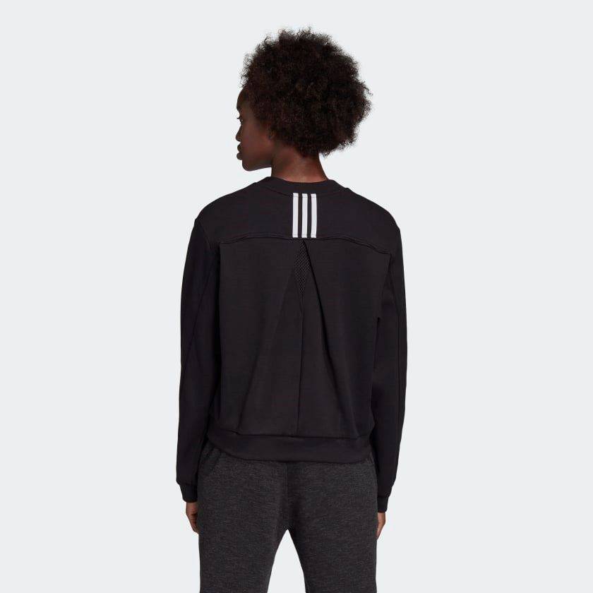 ADIDAS WOMENS PLEATED SWEATSHIRT FL4911