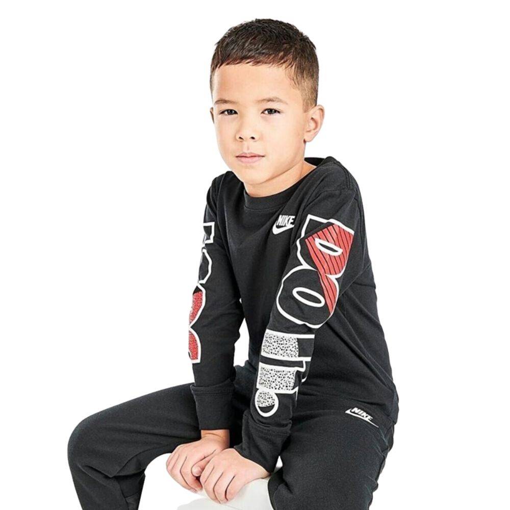 NIKE LITTLE BOYS JDI 90'S LONG SLEEVE TEE - 86G978-023